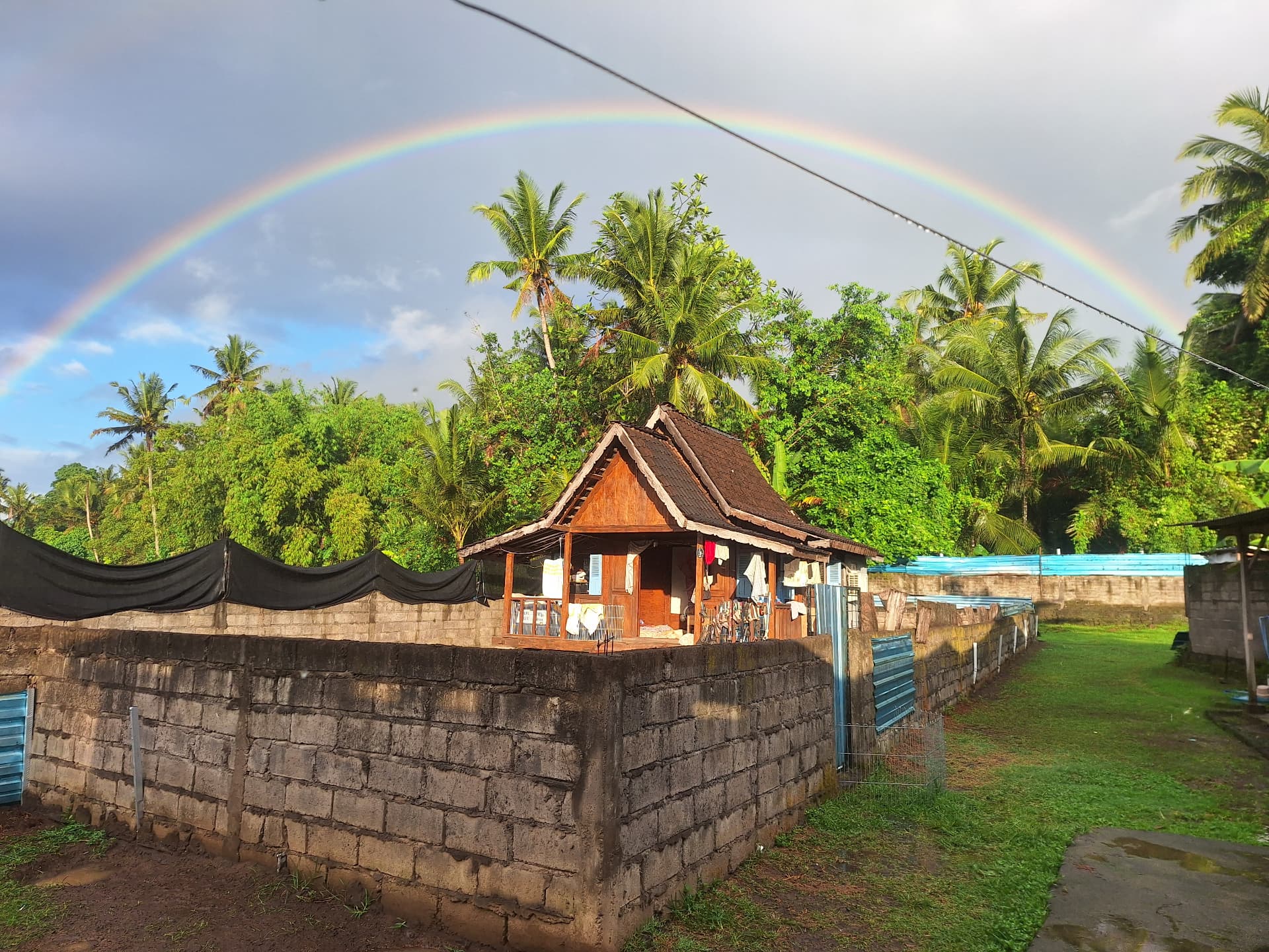 The sanctuary house and garden in Bali